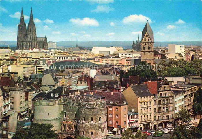 KoeLN  RHEIN Panorama Blick auf City und Dom