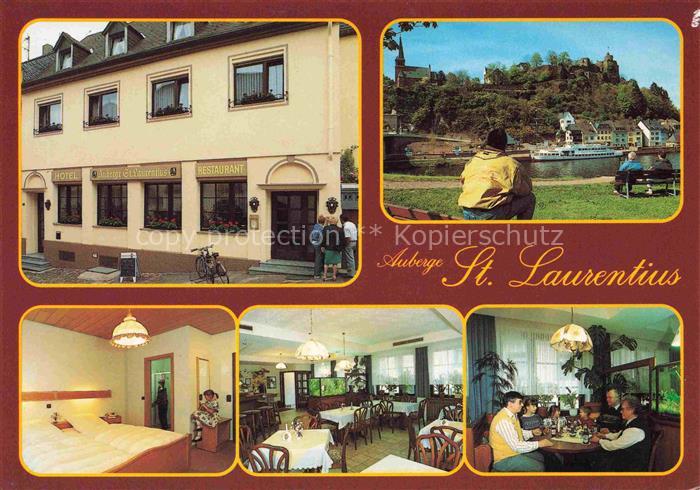 Saarburg Saar (ex Bez Trier) Rheinland-Pfalz Auberge St. Laurentius Gastraum Fre