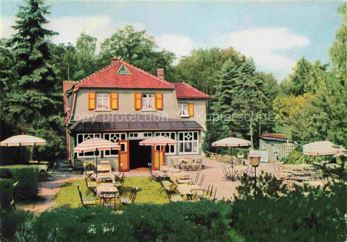 ZWICKAU  Sachsen Gaststaette Pension zur Waldschaenke Terrasse