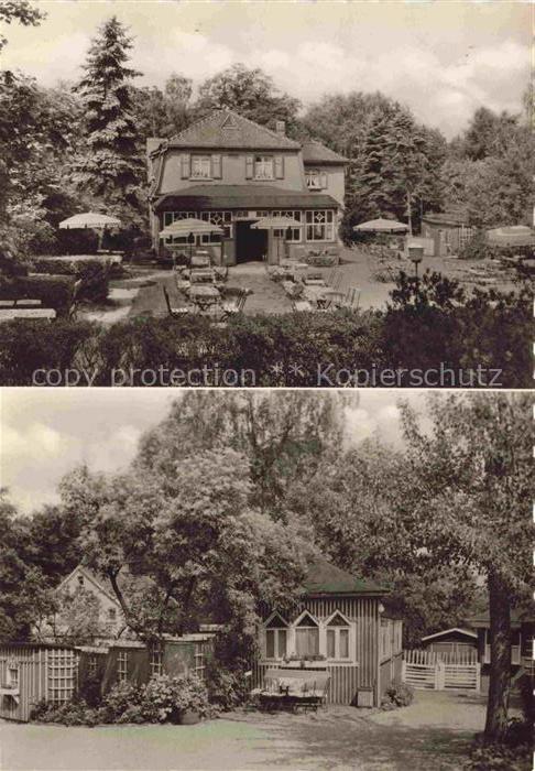 ZWICKAU  Sachsen Gaststaette Pension zur Waldschaenke Terrasse Garten