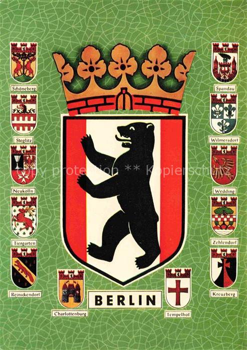 BERLIN  CITY Berliner Wappen Baer