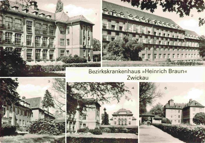 ZWICKAU  Sachsen Bezirkskrankenhaus Heinrich Braun