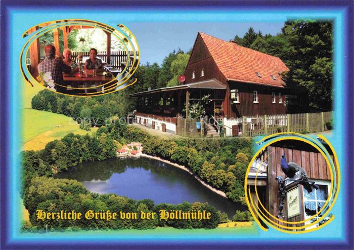 Chursdorf Penig Sachsen Waldgaststaette Hoellmuehle