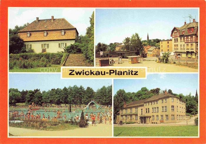 Planitz ZWICKAU Sachsen Gedenkstein der Opfer des Faschismus Teilansicht Strandb