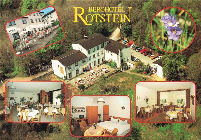 Rotstein Rothstein Loebau Berghotel Rotstein Restaurant Fremdenzimmer Luftaufnah