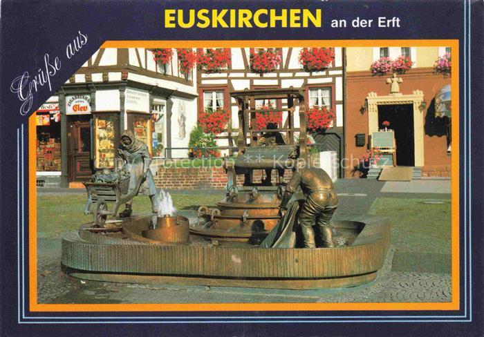 Euskirchen NRW Marktbrunnen Skulpturen