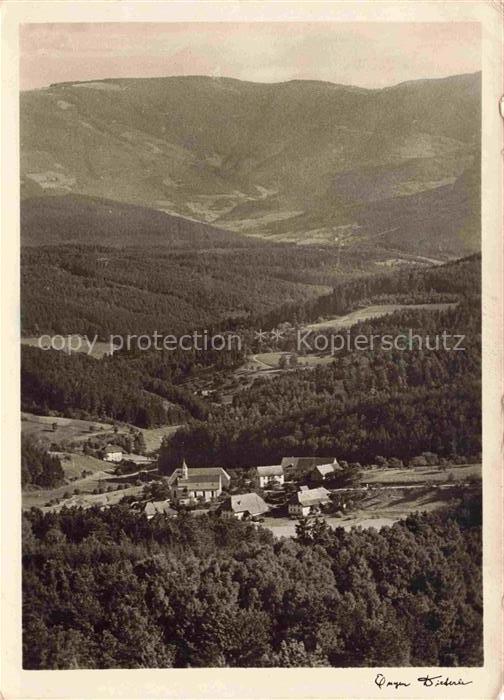 Ober-Biederbach Elzach Schwarzwald BW Hoehengasthaus Pension zum Kreuz Schwarzwa