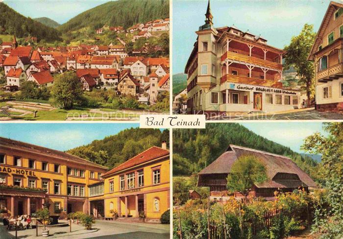 Bad Teinach-Zavelstein BW Teilansichten Hotel Gasthof Weinstube Goldenes Fass Or