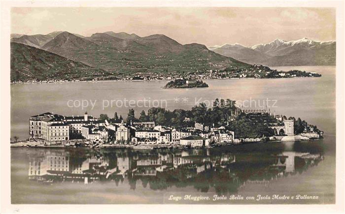 Isola-Bella Lago Maggiore Verbano-Cusio-Ossola PiemonteIT con Isola Madre e Poll