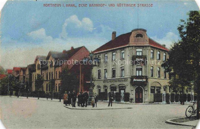 Northeim Niedersachsen Zentrum Ecke Bahnhof und Goettinger Strasse