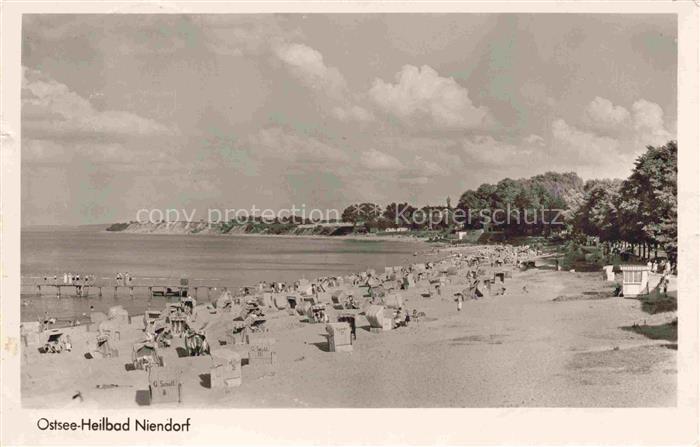 NIENDORF  Ostseebad Timmendorferstrand Strandpanorama