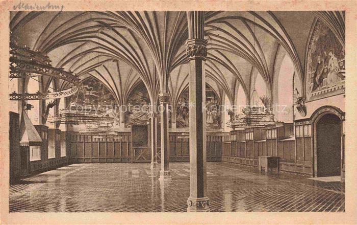 Marienburg   Westpreussen MALBORK PL Mittelschloss Meisters Grosser Remter