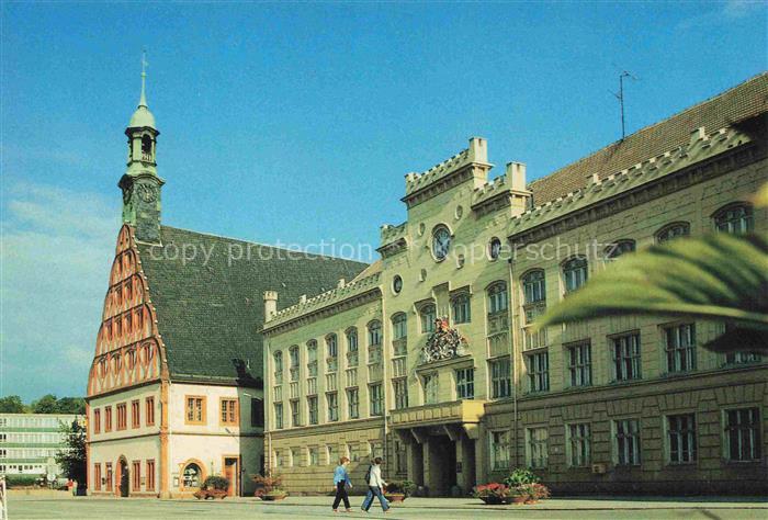 ZWICKAU Sachsen Rathaus und Gewandhaus
