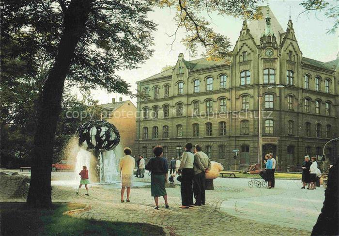 ZWICKAU Sachsen Brunnen der Voelkerfreundschaft