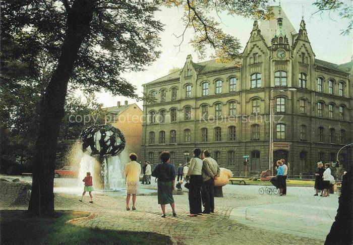 ZWICKAU Sachsen Brunnen der Voelkerfreundschaft