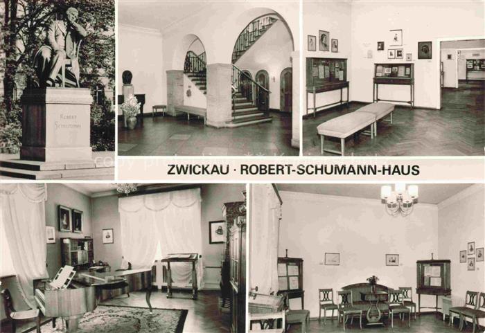 ZWICKAU Sachsen Robert-Schumann-Haus Innenraeume Denkmal