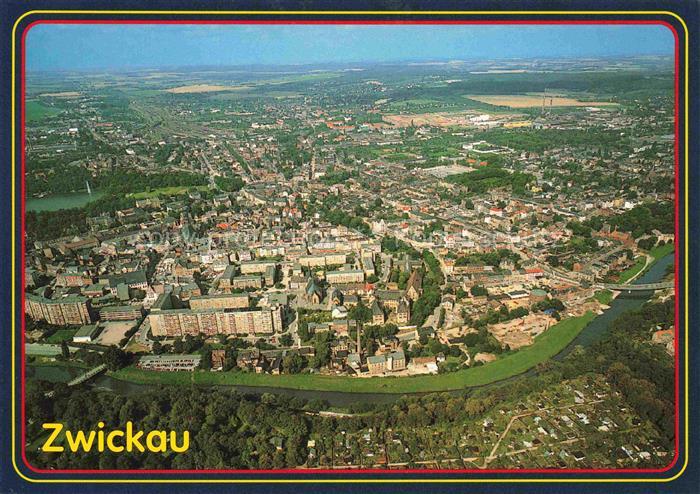 ZWICKAU Sachsen Fliegeraufnahme