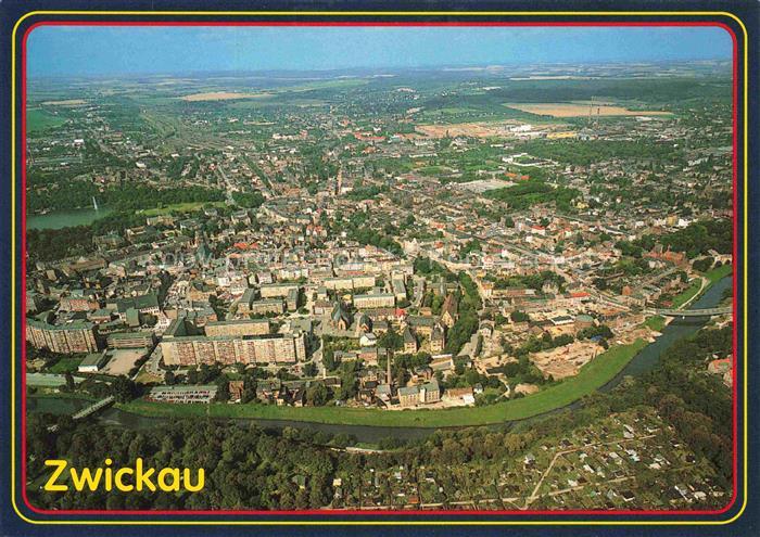 ZWICKAU  Sachsen Fliegeraufnahme