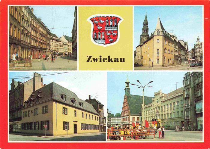 ZWICKAU  Sachsen aeussere Plauensche Strasse Schiffchen Robert-Schumann-Haus Rat