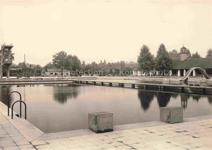 ZWICKAU  Sachsen Volksbad Freibad