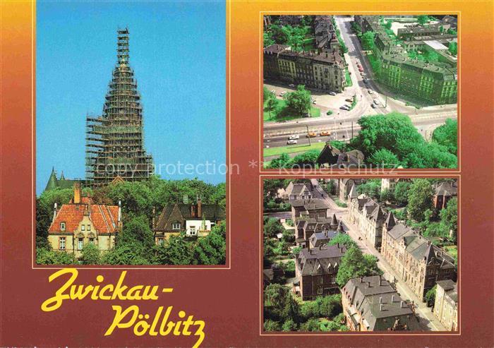 Poelbitz Zwickau Sachsen Moritzkirche Leipziger Strasse Rosenbergstrasse Clara-Z