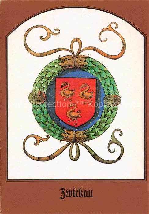 ZWICKAU  Sachsen und Umgebung um 1670 Zeichnung aus Tagebuch des Jeremias Vollra