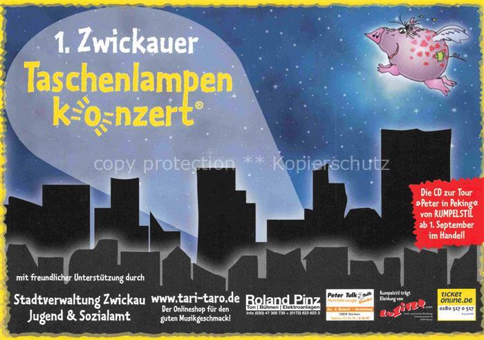 ZWICKAU  Sachsen Rumpelstil 1. Zwickauer Taschenlampenkonzert