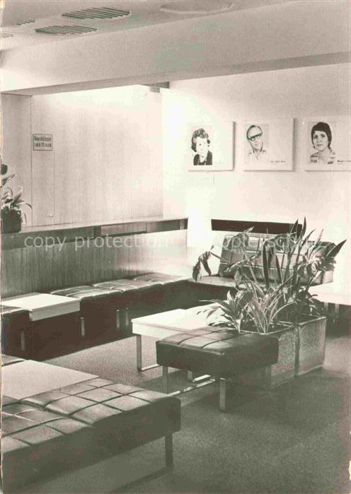 ZWICKAU Sachsen HO-Gaststaetten Kreisbetrieb Zwickau Foyer