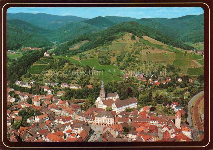 Gengenbach Schwarzwald BW Fliegeraufnahme