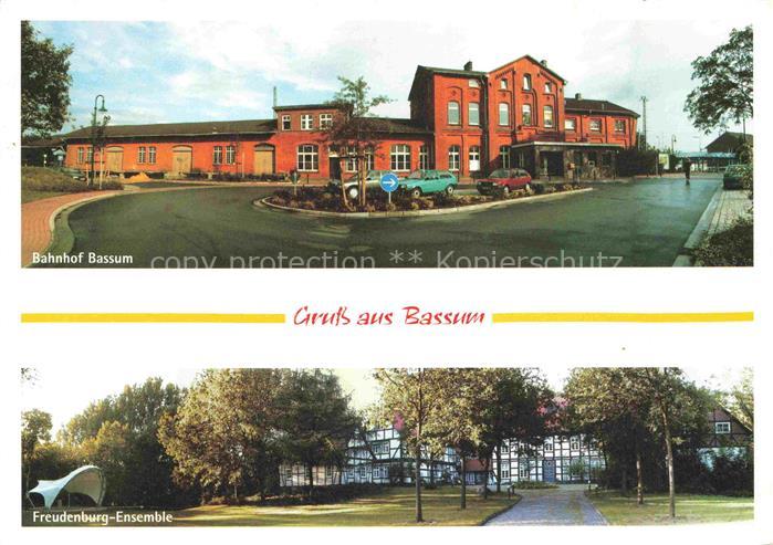 Bassum Diepholz Niedersachsen Bahnhof Freudenburg-Ensemble