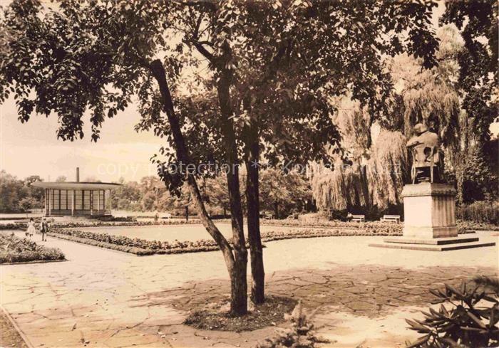 ZWICKAU Sachsen Anlagen am Schwanenteich Denkmal