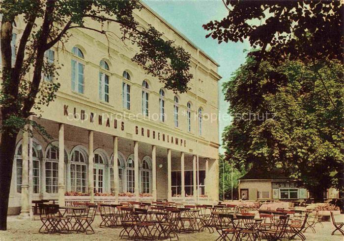 ZWICKAU  Sachsen Klubhaus Grubenlampe Terrasse