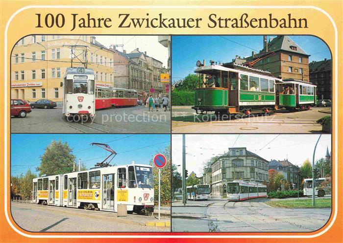ZWICKAU  Sachsen 100 Jahre Zwickauer Strassenbahn