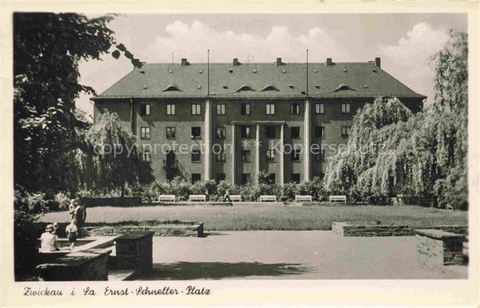 ZWICKAU  Sachsen Ernst-Schneller-Platz