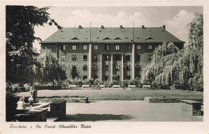 ZWICKAU  Sachsen Ernst-Schneller-Platz