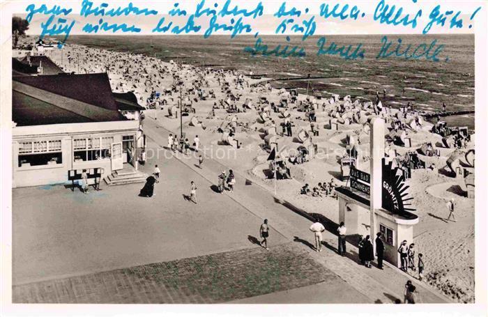 GRoeMITZ Ostseebad Blick zum Strand Gaststaette