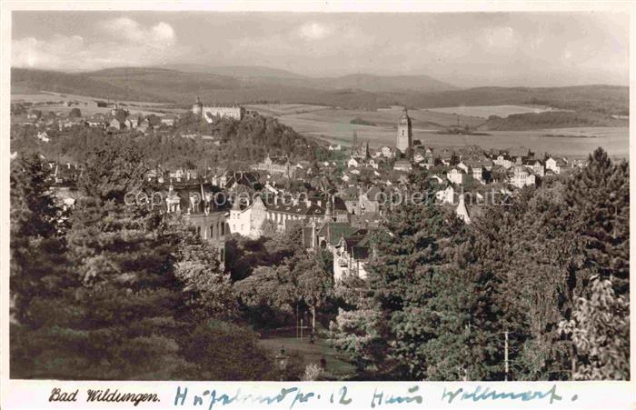 BAD WILDUNGEN Hessen Stadtpanorama