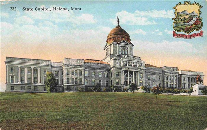 Helena Montana USA State Capitol Illustration