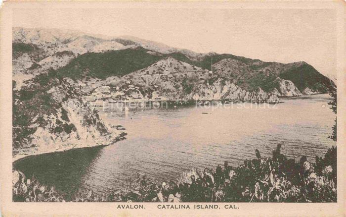 Avalon Catalina Island California USA Panorama