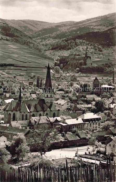 Ahrweiler BAD NEUENAHR-AHRWEILER Pfarrkirche mit Kloster Kalvarienberg