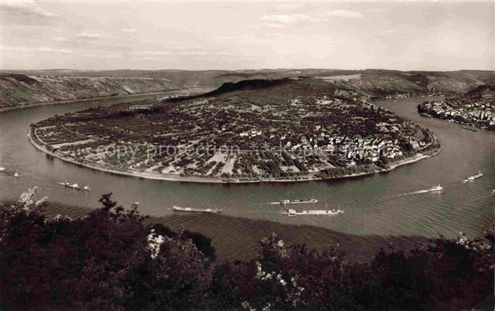 Boppard Rhein Rheinland-Pfalz Panorama Rheinschleife