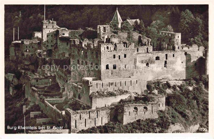 St Goar Rhein Burg Rheinfels
