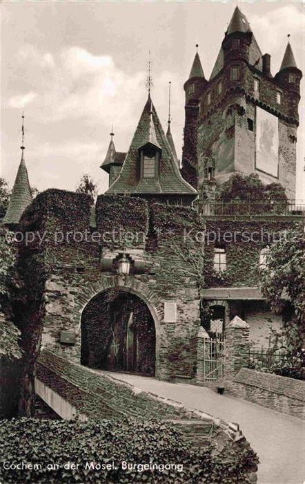 Cochem Kochem Mosel Burgeingang Reichsburg