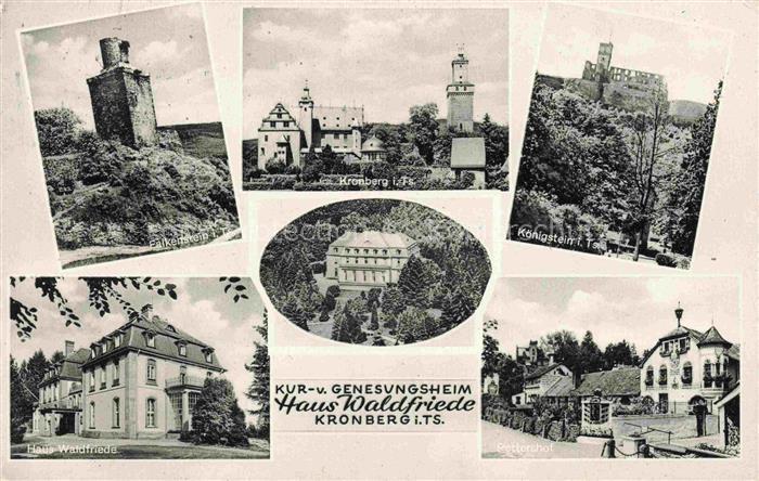 Kronberg  Cronberg Taunus Kur- und Genesungsheim Haus Waldfriede Falkenstein Bur