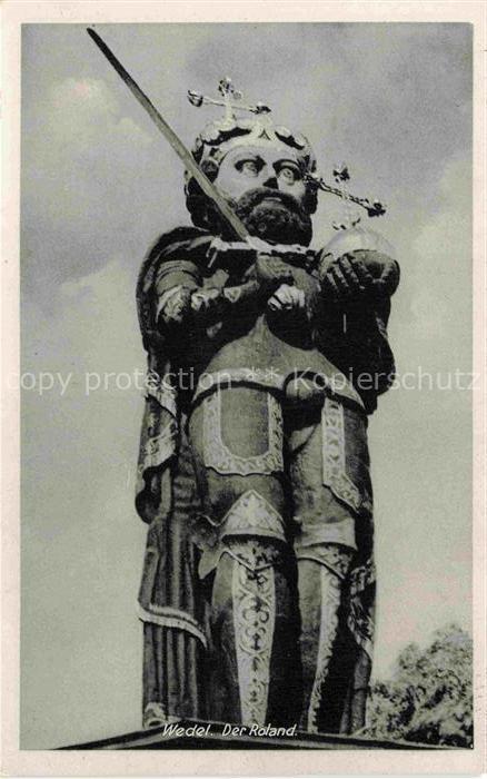 WEDEL  Holstein Pinneberg HAMBURG Schleswig-Holstein Der Roland Statue