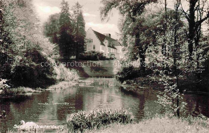 Breitenburg Itzehoe Steinburg Schleswig-Holstein Uferpartie am Wasser Blick zum