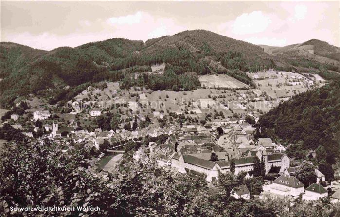 Wolfach Schwarzwald BW Panorama Luftkurort