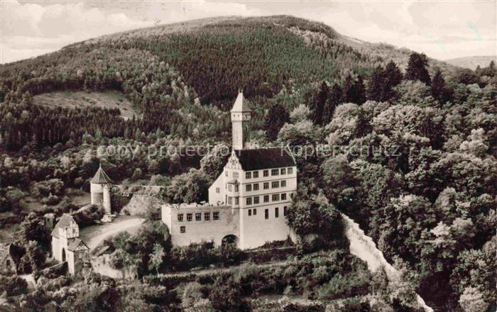 Hirschhorn Neckar Hessen Burg Hirschhorn mit Schlosshotel
