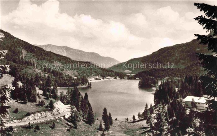 Spitzing Schliersee bayern Panorama Spitzingsee Blick gegen Sonnwendjoch Bayeris