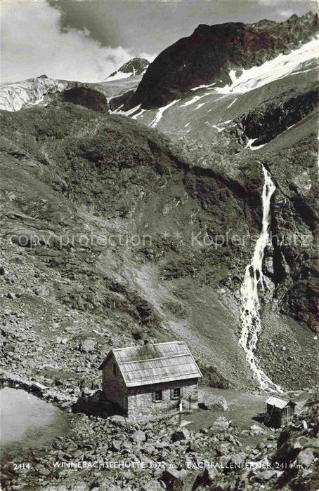 Gries Sellrain Innsbruck Tirol AT Winnebachseehuete Bachfallenferner Gletscher B